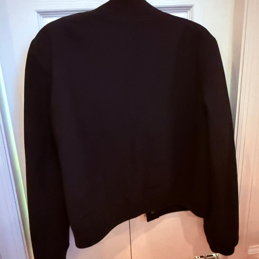 Rachel Zoe Black Bomber Jacket - Picture 4 of 4